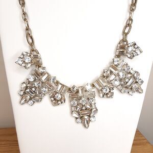 Bella Jack Chunky Statement Crystal Rhinestone Bling Necklace by J. Crew